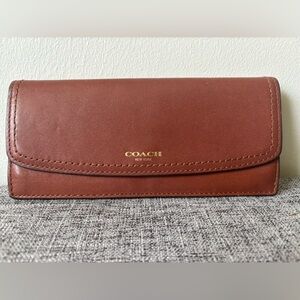 Coach Light Brown Leatherwear Bifold Wallet